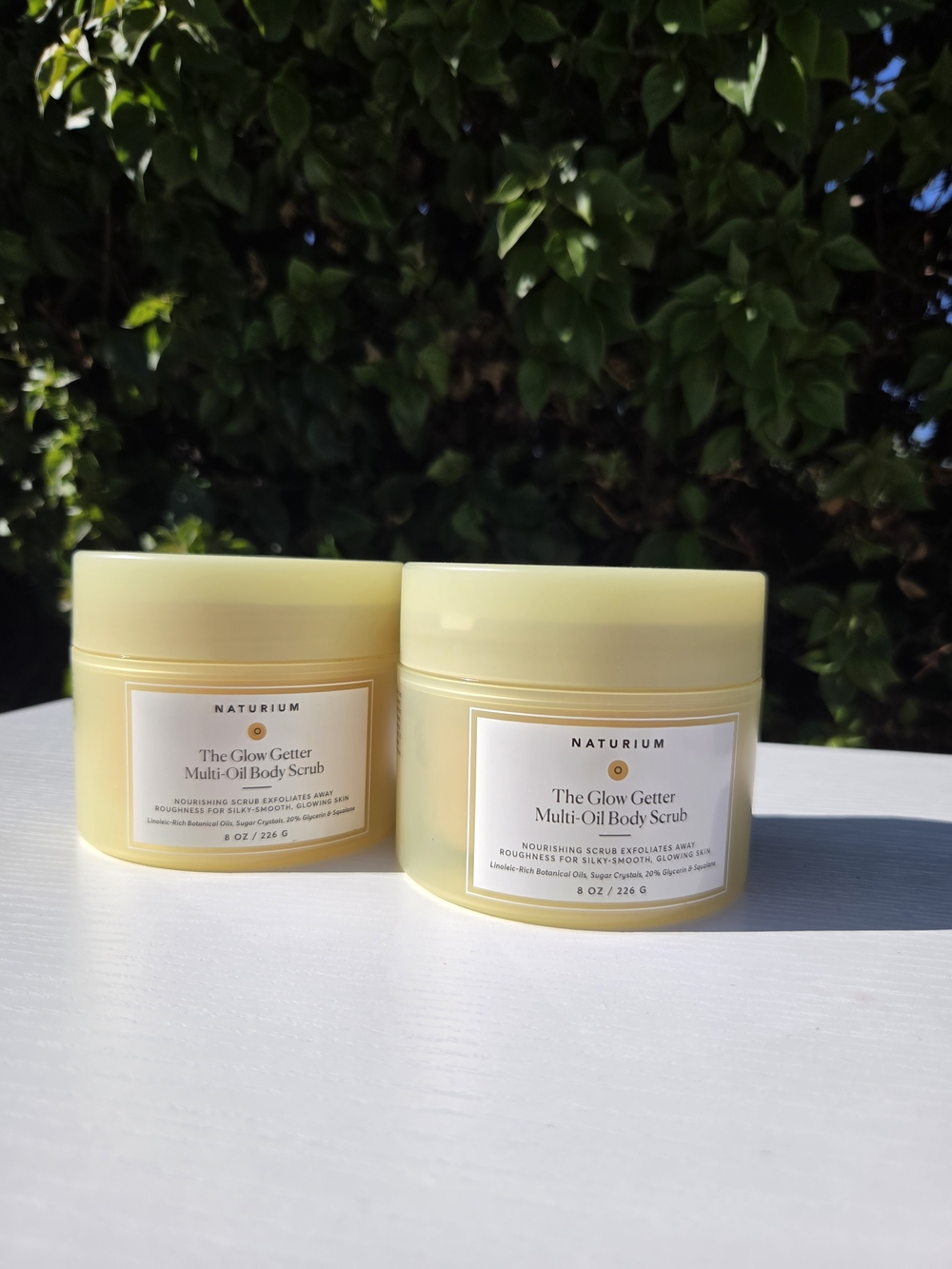 Naturium Glow Getter Body Scrub 2 Pack Vanilla Coconut Exfoliating Sealed